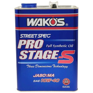 WAKOS ���R�[�Y Pro-S 40 �v���X�e�[�WS�y10W-40�z�y4�T�C�N���I�C���z YAMAHA ���}�n HONDA �z���_ SUZUKI �X�Y�L KAWASAKI �J���T�L 4�T�C�N���I�C�� �I�C��