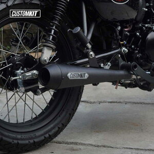 CustomKit JX^Lbg tGL][Xg}t[ Cone W175 Black Doff KAWASAKI JTL }t[