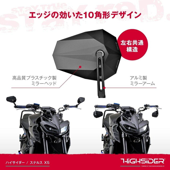 楽天市場】DAYTONA デイトナ 【Highsider：ハイサイダー】 バーエンド 