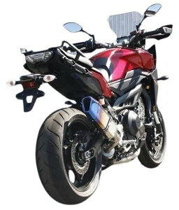 TRICKSTAR トリックスター フルエキゾーストマフラー IKAZUCHI (イカヅチ) ショート 政府認証 MT-09 YAMAHA ヤマハ マフラー サイレンサータイプ:焼チタン