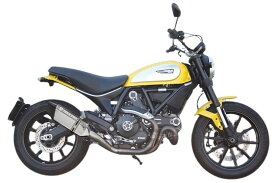 TRICKSTAR トリックスター スリップオンマフラー IKAZUCHI (イカヅチ) ショート 政府認証 SCRAMBLER DUCATI ドゥカティ サイレンサータイプ：ステンレスカーボン