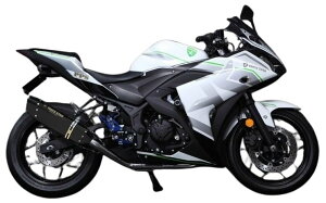 TRICKSTAR トリックスター 政府認証 スリップオンマフラー IKAZUCHI(イカヅチ) YZF-R25 YZF-R3 YAMAHA ヤマハ マフラー タイプ:IKAZUCHIブラックエディション