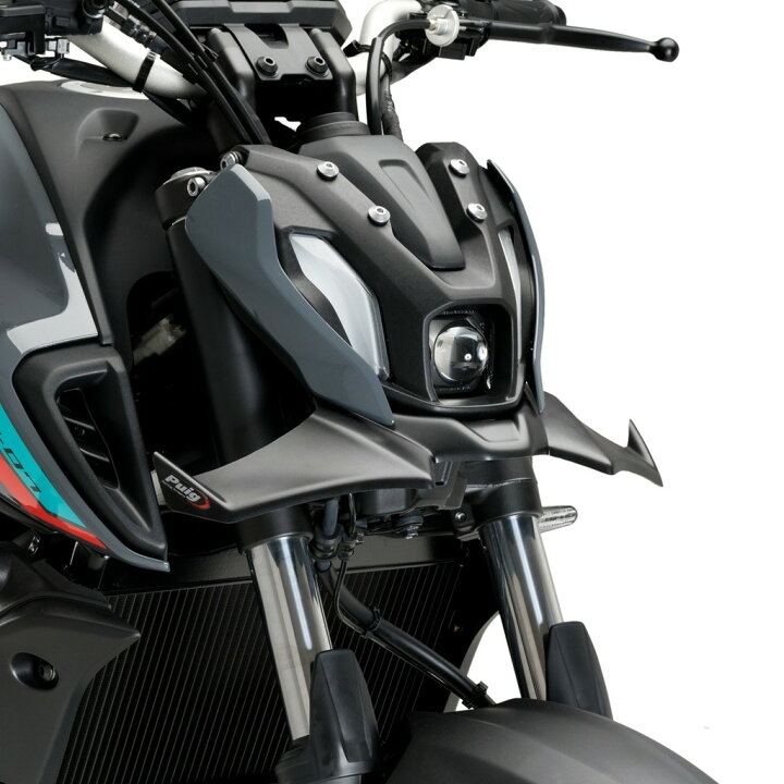 Mt-07 Mt-07 トレーサー 2016-2024 2023 2022 オートバイ CNC フロントリアホイールフォークアクスル Yamaha  MT-07 (2021-2024)Fender Eliminator - Vagabond Motorsports オートバイ部品 MT07用 MT-07用 MT 07 2021 2022 2023 オートバイ用 ネイキッド フロントダウンフォース