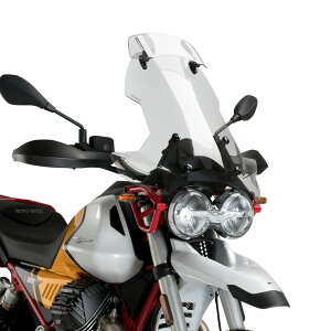 Puig �v�[�` �c�[�����O�X�N���[�� �o�C�U�[�t�� (Touring Windshield with Visor) V85 EVOCATIVE GRAPHICS STRADA TT CENTENARIO 850 TRAVEL MOTOGUZZI ���g�O�b�` �X�N���[�� �O��