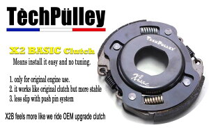 TechPulley ebNv[[ X2 BASIC Nb` (X^_[h) A^Cv 125mm DYLAN125 SH125 PANTHEON150 SH150 PS125I PS150I AGILITY125 HD125 SHARK125 PCX150 PCX125 Super 8 SMAX Like 200i Like125 GTS125i NMAX SHARK 125 ėp XN[^[