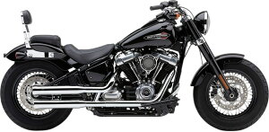 COBRA コブラ Neighbor Hater スリップオンマフラー Softail Fat Boy 114 FLFBS Street Bob FXBB Slim FLSL Low Rider FXLR Breakout FXBRS FLFB FXBR HARLEY-DAVIDSON ハーレーダビッドソン マフラー Color/Finish:Chrome(Base Finish:Chrome