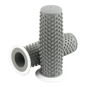 KUSTOM TECH �J�X�^���e�b�N �J�X�^���O���b�v �O���[ �z���C�g�t�����W�t���yKUSTOM GRIPS GREY W/WHITE FLANGE�z 74-16 H-D models excl. 15-16 Street HARLEY-DAVIDSON �n�[���[�_�r�b�h�\�� �O���b�v �n���h��
