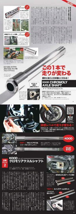 楽天市場】KOOD クード フロントアクスルシャフト HARLEY-DAVIDSON 