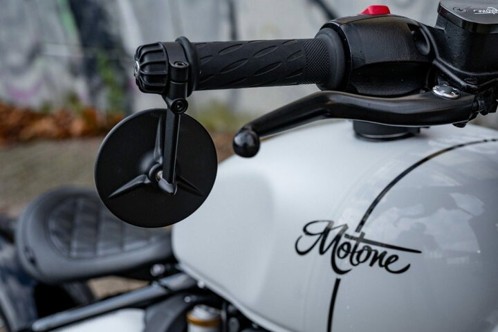 楽天市場】Motone Customs モートーンカスタムズ バーエンドミラー 