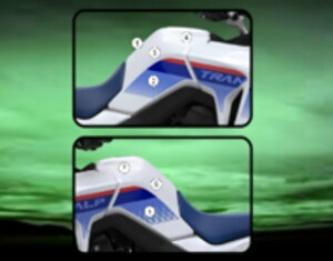 EAZI-GUARD �C�[�W�[�K�[�h PPF FULL TANK PROTECTION TRANSALP HONDA �z���_ �v���e�N�V�����t�B�����E�ی�t�B���� �O�� �J���[�F�}�b�g�T�[�t�F�X (���Ȃ�)