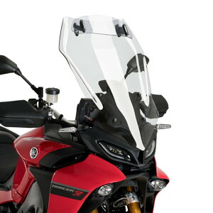 Puig �v�[�` �c�[�����O�X�N���[�� �o�C�U�[�t�� (Touring Windshield with Visor) TRACER 9 GT PLUS 900 YAMAHA ���}�n �X�N���[�� �O��