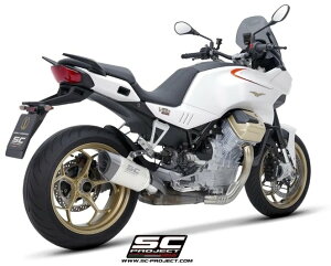 SC-PROJECT SCプロジェクト SC1-R スリップオンサイレンサー【公道走行可】 V100 MANDELLO MOTOGUZZI モトグッチ スリップオンマフラー マフラー タイプ:チタン