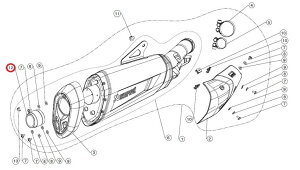 AKRAPOVIC AN|rb` yyAp[czV-TUV161 insert SS S1000XR BMW obtECi[TCT[ }t[