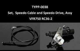 TYGA PERFORMANCE タイガパフォーマンス Set，Speedo Cable and Speedo Drive，Assy VFR750 RC36-2 VFR750F Interceptor HONDA ホンダ