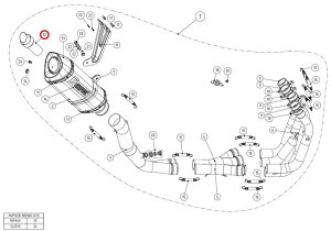 AKRAPOVIC AN|rb` yyAp[czV-TUV109 insert SS GSX-R1000 YZF-R6 SUZUKI XYL YAMAHA }n obtECi[TCT[ }t[