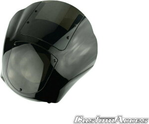 CUSTOM ACCES �J�X�^���A�N�Z�X SEMI FAIRING JAX MODEL C�^DARK SMOKE �r�L�j�J�E�� �J�E���֘A �O��