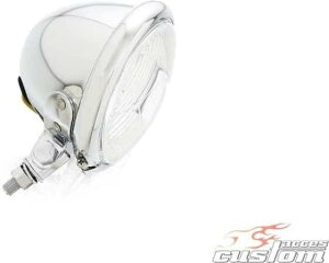 CUSTOM ACCES �J�X�^���A�N�Z�X Auxiliary Lights Chrome 4-1�^2-E Approved Of �� 115mm�CInox VT750S VTX1300 VTX1800 HONDA �z���_ �t�H�O�����v ���Η� �d���n