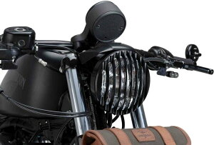 CUSTOM ACCES �J�X�^���A�N�Z�X Headlight Protector�CSILVER SPORTSTER 1200CUSTOM FORTYEIGHT HARLEY-DAVIDSON �n�[���[�_�r�b�h�\�� �w�b�h���C�g�K�[�h �O��
