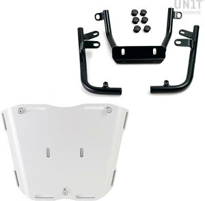 UNIT GARAGE ���j�b�g�K���[�W Unit Garage Pan America plate for Atlas top case with support�C Silver | 3318+AL5-Silver �o�b�O�E�{�b�N�X���t���X�e�[ �ԑ̗p�o�b�O�E�P�[�X
