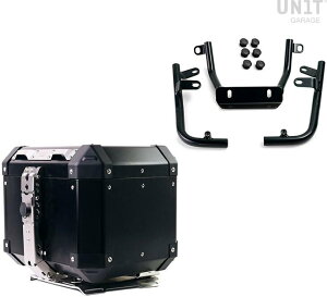 UNIT GARAGE ���j�b�g�K���[�W Unit Garage Atlas 36L aluminum top case + Pan America 1250 plate and support�C Silver | AL3+3318-Silver �g�b�v�P�[�X�E�e�[���{�b�N�X �ԑ̗p�o�b�O�E�P�[�X