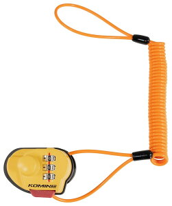 KOMINE コミネ LK-127 リマインダーダイヤルディスクロック ディスクロック 保管・盗難防止用品