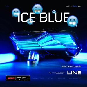 JPA �W�F�C�s�[�G�[ LED Stop Lamp Line Type Ice Blue Vario 160 HONDA �z���_ �e�[�������v ���Η� �d���n