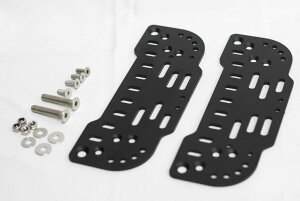 COOCASE クーケース ユニバーサルベースプレートアダプター バッグ・ボックス取り付けステー 車体用バッグ・ケース