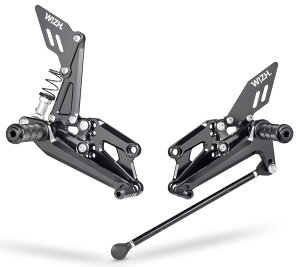 WIZH EBY BEV2 obNXebv YZF-R125/R15 V4/M (21-) (QS) YZF-R125 YZF-R15 YZF-R15M YAMAHA }n Xebv  ColorFBlack / Adapter typeFwith PLUS adapter / Pedal typeFexchange foldable pedal / Heel guard typeFwithout PLU