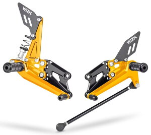 WIZH EBY BEV2 obNXebv YZF-R125/R15 V4/M (21-) (QS) YZF-R125 YZF-R15 YZF-R15M YAMAHA }n Xebv  ColorFGold / Adapter typeFwithout PLUS adapter / Pedal typeFno exchange foldable pedal / Heel guard typeFwithou