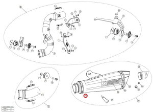 AKRAPOVIC AN|rb` yyAp[czP-TT34 belt RNINE T S1000RR GSX-R1000 BMW SUZUKI XYL ̑}t[IvVECi }t[