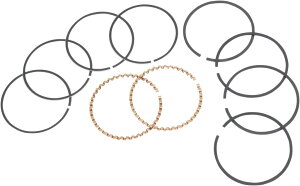 S&S CYCLE �G�X�A���h�G�X �T�C�N�� Replacement Ring Set for S��S Pistons�m0912-0093�n �s�X�g�������O �G���W���p�[�c �G���W��