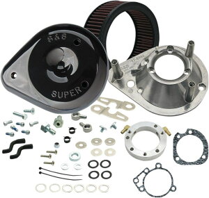 S&S CYCLE GXAhGX TCN Air Cleaner Kitm1010-1867n 883 Hugger XLH XL 1200 Low EFI XLL Custom XLC XLCP Roadster XLR Sportster Deluxe Sport XLS HARLEY-DAVIDSON n[[_rbh\ GAN[i[EGAN[i