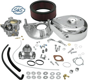 S&S CYCLE GXAhGX TCN Super E Carburetor Kit w/ ManifoldmDS-0408n 883 Hugger XLH Sportster 1100 1200 Deluxe HARLEY-DAVIDSON n[[_rbh\ Lu^[ zC֘A GW