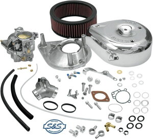 S&S CYCLE �G�X�A���h�G�X �T�C�N�� Super E Carburetor Kit w/ Manifold�mDS-0409�n 883 Hugger XLH 1200 Custom XLC Roadster XLR Sportster Deluxe Sport XLS HARLEY-DAVIDSON �n�[���[�_�r�b�h�\�� �L���u���^�[ �z�C�֘A �G���W��