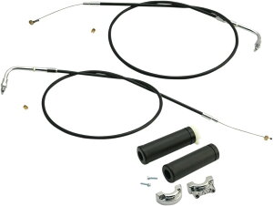 S&S CYCLE �G�X�A���h�G�X �T�C�N�� Dual-Cable Throttle Assembly Kit�mDS-223212�n �n�C�X���b�g���L�b�g�E�X���b�g���L�b�g �n���h�����Ӄp�[�c �n���h��