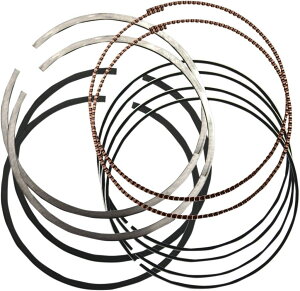 S&S CYCLE �G�X�A���h�G�X �T�C�N�� Replacement Ring Set for S��S Pistons�m0912-0665�n �s�X�g�������O �G���W���p�[�c �G���W��