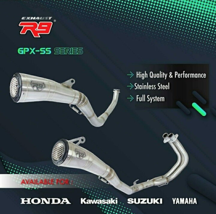 楽天市場】R9 Exhaust アールナインエキゾースト GPX-SS フル 