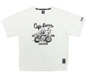 56design 56fUC CAFE RACER Big Silhouette Tee fB[X TVc Ap