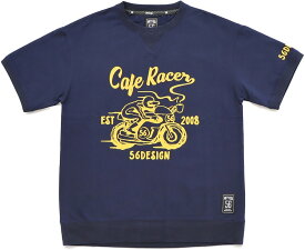 56design 56デザイン CAFE RACER Big Silhouette Tee
