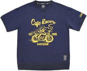 56design 56fUC CAFE RACER Big Silhouette Tee TVc Ap
