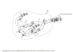 AKRAPOVIC AN|rb` yyAp[czP-51 inner sleeve SS R NINET PURE RACER SCRAMBLER URBAN G S R1200GS ADVENTURE RNINE T BMW }t[tW }t[