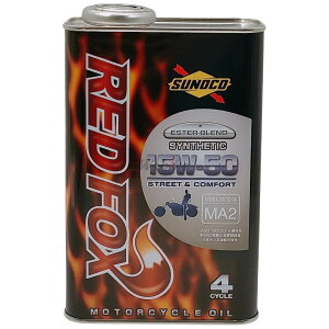 SUNOCO XmR RED FOX STREET & COMFORT (bhtHbNX Xg[gRtH[g) y15W-50zy1Lzy4TCNICz 4TCNIC IC