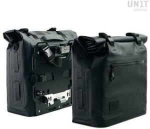 UNIT GARAGE ���j�b�g�K���[�W Unit Garage Two Khali side panniers in TPU 35L - 45L + Pair of aluminium plates mountable on Atlas or similar frame | 2xUG002+AL0C_atlas-or-similar-frame �T�C�h�o�b�O �ԑ̗p�o�b�O�E�P�[�X