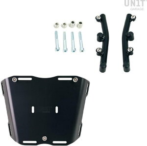 UNIT GARAGE ���j�b�g�K���[�W Unit Garage Husqvarna Norden 901 plate for Atlas top case with support�C Black | 3006_BL+AL5-Black �o�b�O�E�{�b�N�X���t���X�e�[ �ԑ̗p�o�b�O�E�P�[�X