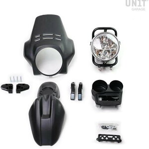 UNIT GARAGE ���j�b�g�K���[�W Unit Garage Kit front headlight PRO FENOUIL R850R-R1100R�C Matt Black | 2305-Matt-Black �w�b�h���C�g ���Η� �d���n