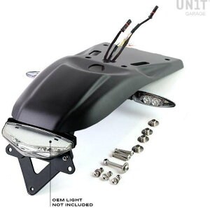 UNIT GARAGE ���j�b�g�K���[�W Unit Garage Rear fender with license plate kit for the original headlight�C Unpainted | 1651+1694-Unpainted �t�F���_�[���X�L�b�g �t�F���_�[�֘A �O��