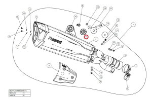 AKRAPOVIC AN|rb` yyAp[czP-DR61 spacer bushe al R1200GS ADVENTURE S1000RR BMW ̑}t[IvVECi }t[