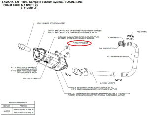 AKRAPOVIC AN|rb` yyAp[czP-HF492 fitting kit YZF-R125 YAMAHA }n ̑}t[IvVECi }t[