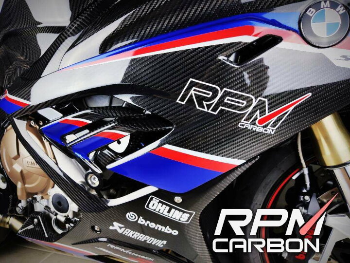 楽天市場】RPM CARBON アールピーエムカーボン サイドカウル S1000RR 
