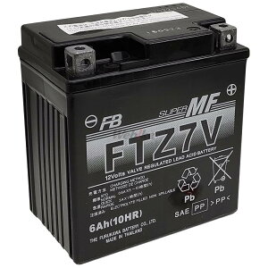 �É̓o�b�e���[ �t���J���o�b�e���[ FTZ7V ����َ� (VRLA) �o�b�e���[ FT�V���[�Y �g���V�e�B YAMAHA ���}�n ���n�o�b�e���[ �o�b�e���[�֘A